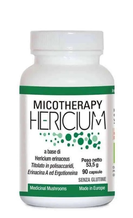 MICOTHERAPY HERICIUM 90 CAPSULE FLACONE 53,50 G - farmanauta.it