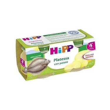 HIPP OMOGENEIZZATO PLATESSA CON PATATE 2X80 G - farmanauta.it