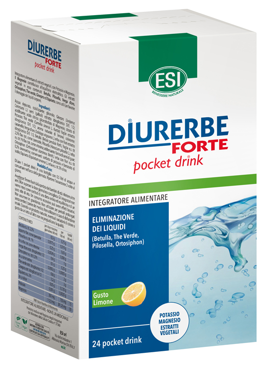 ESI DIURERBE FORTE POCKET DRINK LIMONE 24 X 20 ML - farmanauta.it