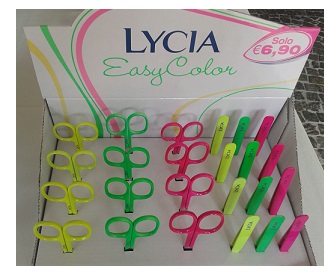 LYCIA FORBICE + PINZETTA COLORATE - farmanauta.it