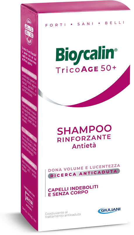 BIOSCALIN TRICOAGE SHAMPOO RINFORZANTE ANTIETA' 200 ML - farmanauta.it