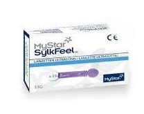 LANCETTE PUNGIDITO MYSTAR SYLKFEEL LANCETS 33 GAUGE 25 PEZZI - farmanauta.it