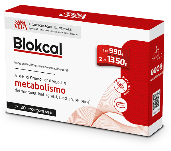 SANAVITA BLOKCAL 20 COMPRESSE - farmanauta.it