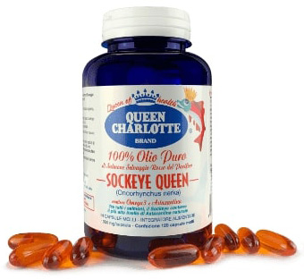 OLIO PURO SALMONE SELVAGGIO ROSSO 120 CAPSULE - farmanauta.it