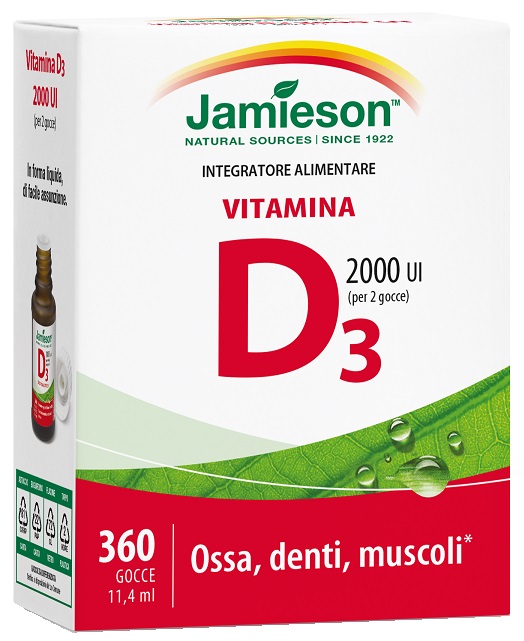 JAMIESON VITAMINA D GOCCE 11,4 ML - farmanauta.it