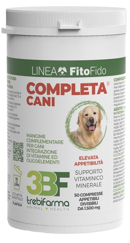 COMPLETA CANI 50 COMPRESSE BARATTOLO 75 G - farmanauta.it