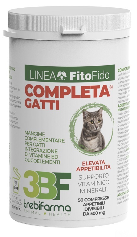 COMPLETA GATTI 50 COMPRESSE BARATTOLO 25 G - farmanauta.it
