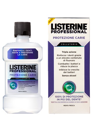 LISTERINE PROFESSIONAL PROTEZIONE CARIE 250 ML - farmanauta.it