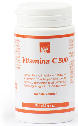 VITAMINA C500 100 CAPSULE PILLOLIERA 67 G - farmanauta.it