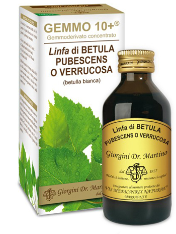 GEMMO 10+ BETULLA B LINFA 100 ML LIQUIDO ANALCOLICO - farmanauta.it