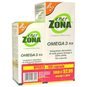 ENERZONA OMEGA 3 RX 120+48 CAPSULE OFFERTA CONVENIENZA - farmanauta.it
