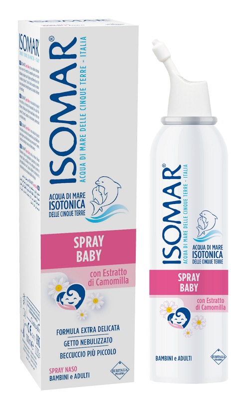 ISOMAR SPRAY BABY CON CAMOMILLA 100 ML - farmanauta.it