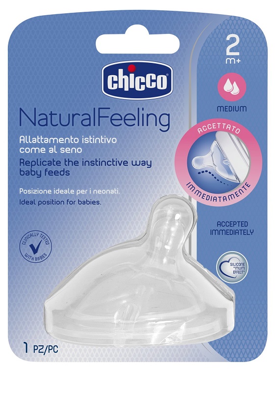 CHICCO TETTARELLA STEPUP NEW 2M+ FLUSSO MEDIO - farmanauta.it