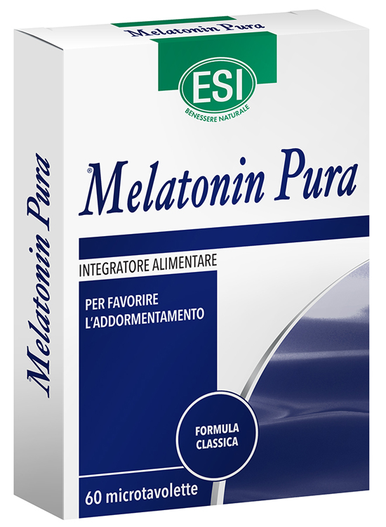 ESI MELATONIN PURA 60 MICROTAVOLETTE - farmanauta.it