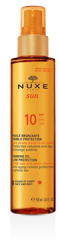 NUXE SUN OLIO SOLARE VISO E CORPO SPF10 150 ML - farmanauta.it