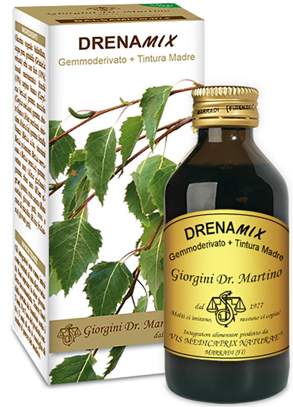 DRENAMIX GEMMODERIVATO + TINTURA MADRE SENZA ALCOOL 100 ML - farmanauta.it