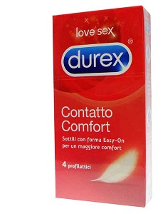PROFILATTICO DUREX CONTATTO COMFORT 4 PEZZI - farmanauta.it