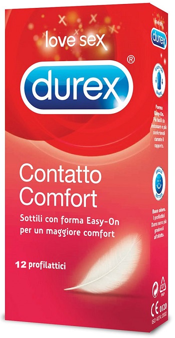 PROFILATTICO DUREX CONTATTO COMFORT 12 PEZZI - farmanauta.it