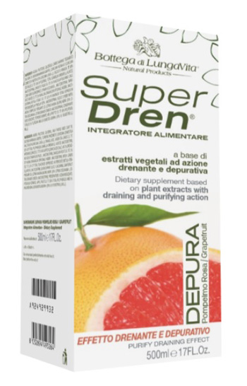 SUPERDREN DEPURA POMPELMO ROSA 500 ML - farmanauta.it