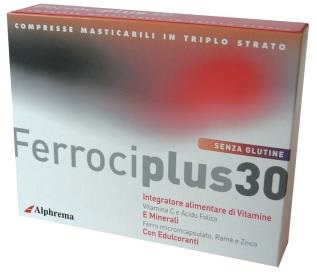 FERROCIPLUS 30 24 COMPRESSE MASTICABILI - farmanauta.it