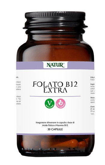 FOLATO B12 EXTRA 30 CAPSULE - farmanauta.it