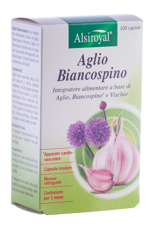 AGLIO BIANCOSPINO 100 CAPSULE - farmanauta.it