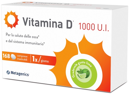VITAMINA D 1000 UI 168 COMPRESSE MASTICABILI - farmanauta.it