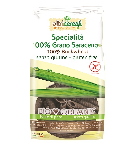 ALTRICEREALI PENNE DI GRANO SARACENO BIO 250 G - farmanauta.it