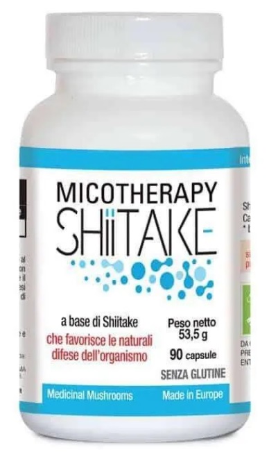 MICOTHERAPY SHIITAKE 90 CAPSULE FLACONE 53,50 G - farmanauta.it