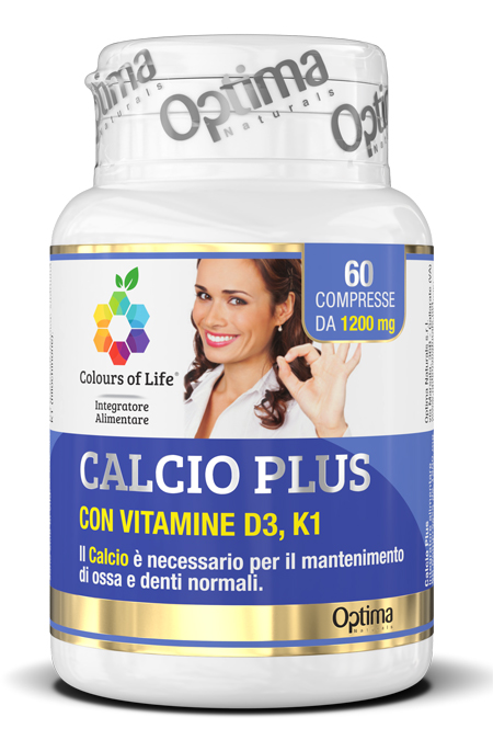 COLOURS OF LIFE CALCIO PLUS 60 COMPRESSE 1200 MG - farmanauta.it