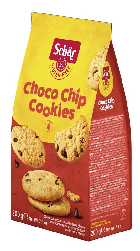 SCHAR CHOCO CHIP COOKIES 200 G - farmanauta.it