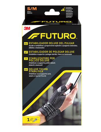 STABILIZZATORE PER POLLICE FUTURO NERO SMALL/MEDIUM 1 PEZZO - farmanauta.it