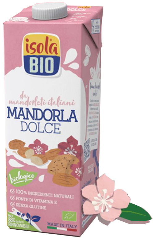 ISOLA BIO MANDORLA DOLCE BEVANDA BIOLOGICA 1 LITRO - farmanauta.it