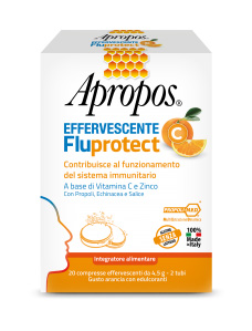 APROPOS FLUPROTECT EFFERVESCENTE C 20 COMPRESSE - farmanauta.it