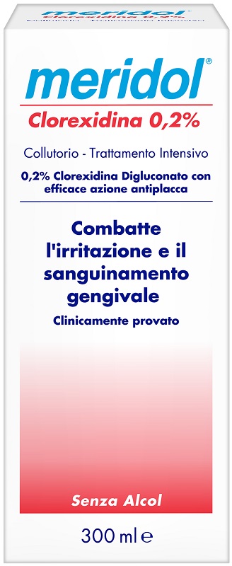 MERIDOL CLOREXIDINA 0,2% COLLUTORIO 300 ML - farmanauta.it