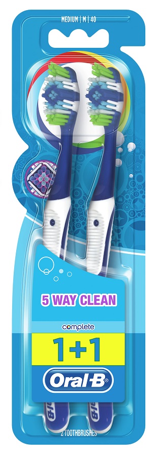 ORALB COMPLETE 5 IN 1 40 MED BIPACCO - farmanauta.it