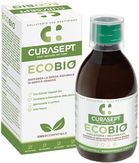 CURASEPT COLLUTORIO ECOBIO 300 ML PHARMADENT - farmanauta.it