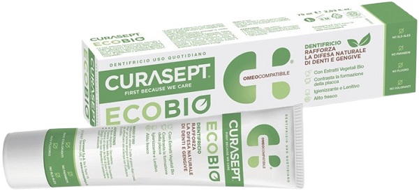 CURASEPT PHARMADENT ECOBIO DENTIFRICIO 75 ML - farmanauta.it