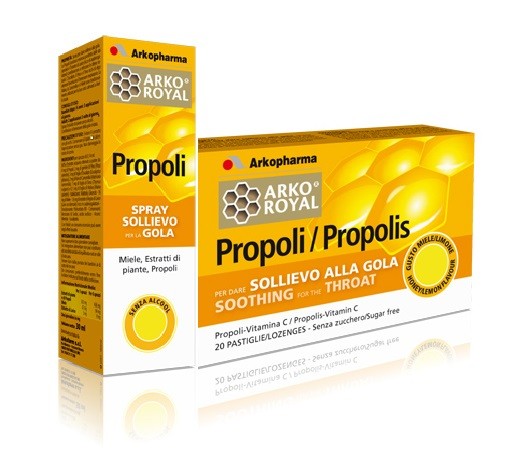 PACK GOLA PROPOLI COMPOSTO DA SPRAY 30 ML + PASTIGLIE 24 G - farmanauta.it