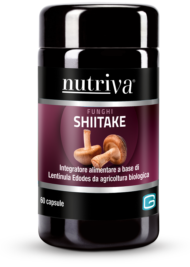 NUTRIVA SHITAKE 60 VEGICAPSULE - farmanauta.it