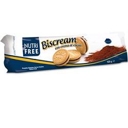 NUTRIFREE BISCREAM CON CREMA AL CACAO 125 G - farmanauta.it