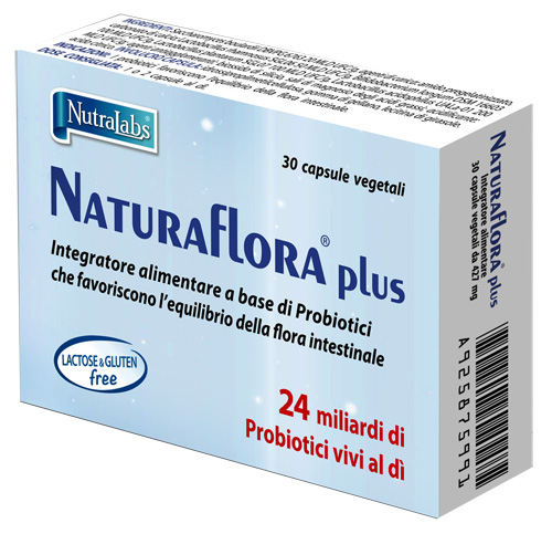 NATURAFLORA PLUS 30 CAPSULE GASTRORESISTENTI - farmanauta.it