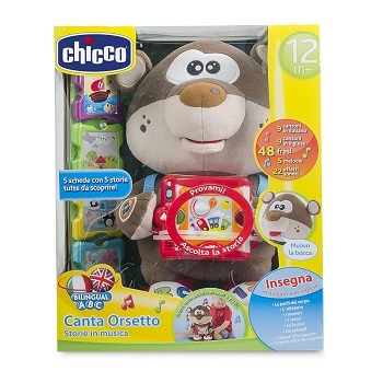 CHICCO GIOCO ORSO CANTASTORIE 1 PEZZO - farmanauta.it