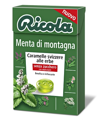 RICOLA MENTA DI MONTAGNA SENZA ZUCCHERO 50 G - farmanauta.it