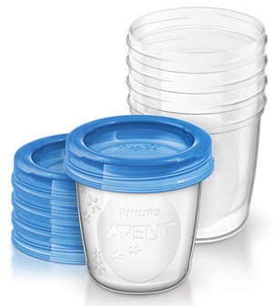 AVENT VASETTI VIA COPERCHIO 180 ML 5 PEZZI - farmanauta.it