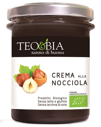 TEO&BIA-CREMA ALLA NOCCIOLA BIO SENZA LATTE 212 G - farmanauta.it