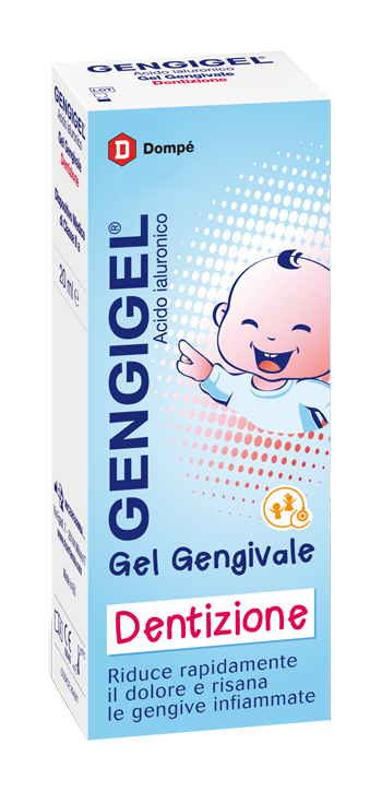 GENGIGEL GEL DENTIZIONE ACIDO IALURONICO 20 ML - farmanauta.it