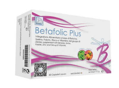 BETAFOLIC PLUS 30 CAPSULE ASTUCCIO 18,6 G - farmanauta.it