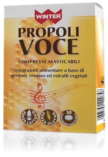 WINTER PROPOLI VOCE 30 COMPRESSE MASTICABILI - farmanauta.it