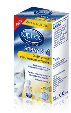 SPRAY OCULARE OPTREX ACTIMIST 2 IN 1 CONTRO IL PRURITO 1 PEZZO - farmanauta.it